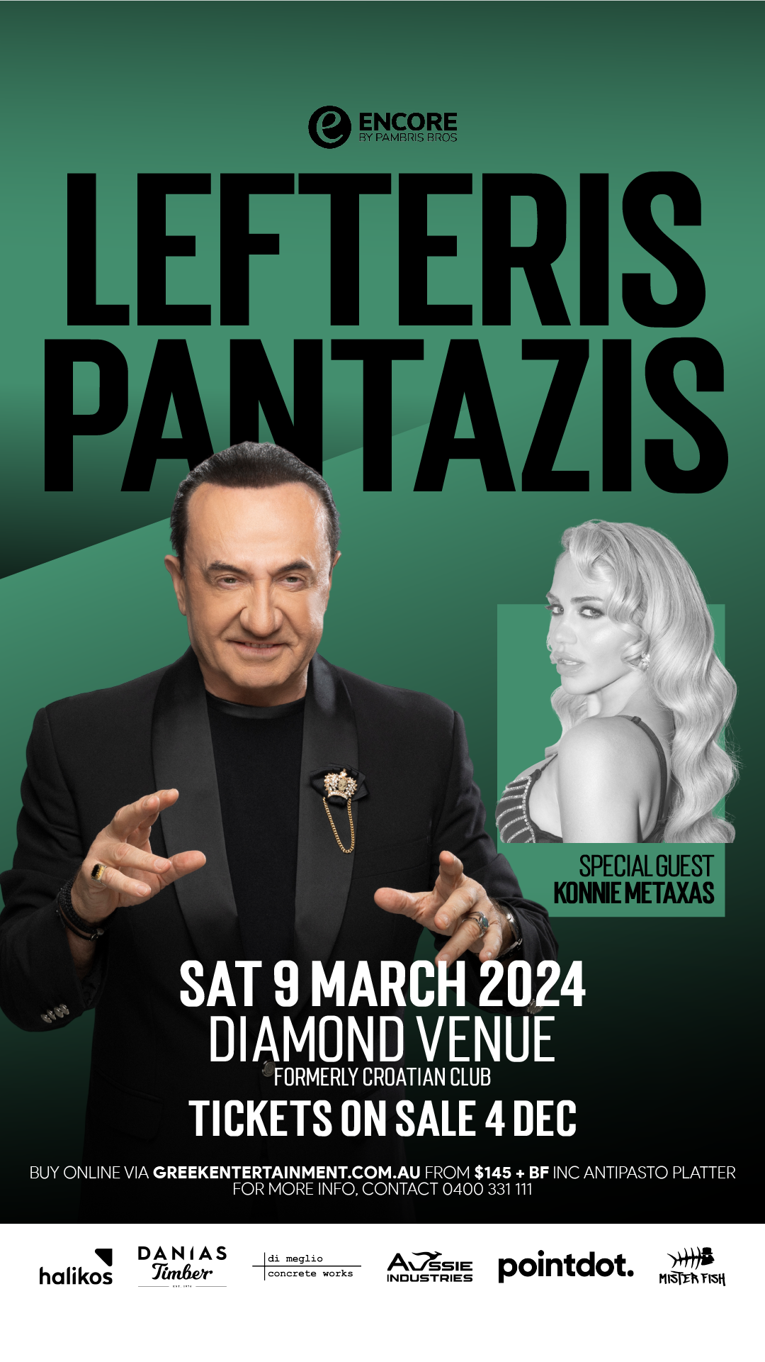 Lefteris Pantazis – Diamond Venue – Saturday 9 March 2024